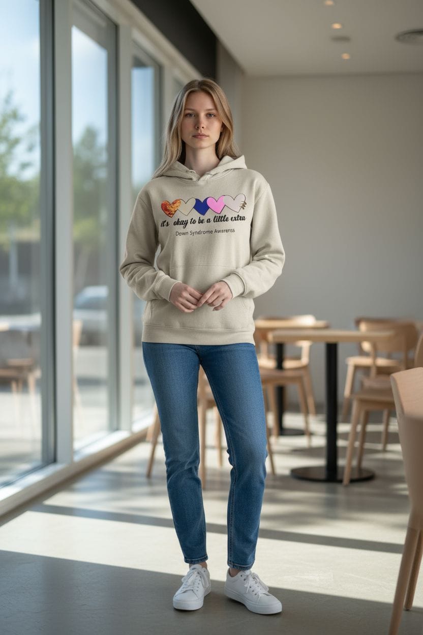 Hoodie for Down Syndrome awareness It’s okay to be a little extra.
